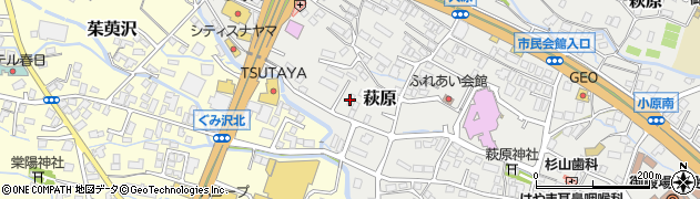 静岡県御殿場市萩原177周辺の地図