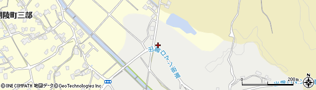 島根県出雲市湖陵町常楽寺374周辺の地図