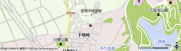 福知山市立　庵我教育集会所周辺の地図