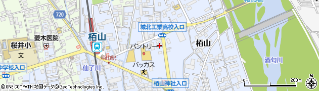 神奈川県小田原市栢山369周辺の地図