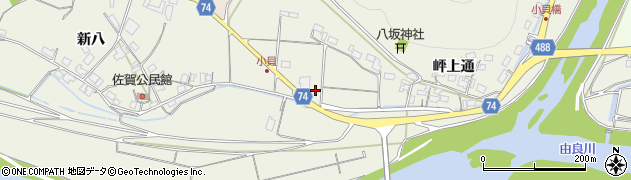 京都府綾部市小貝町（西田）周辺の地図
