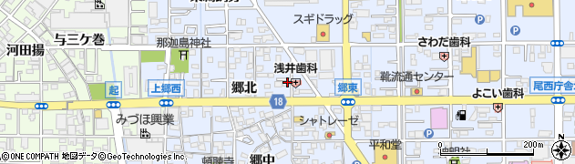 愛知県一宮市小信中島郷北45周辺の地図