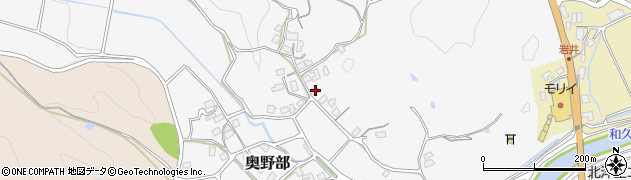 京都府福知山市奥野部130周辺の地図
