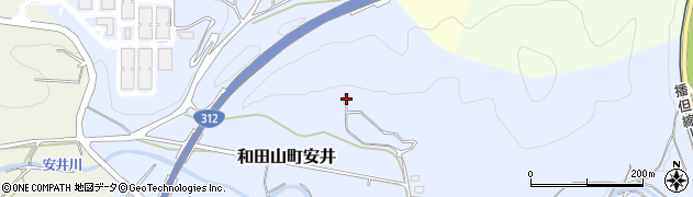 兵庫県朝来市和田山町安井895周辺の地図
