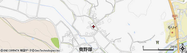 京都府福知山市奥野部157周辺の地図