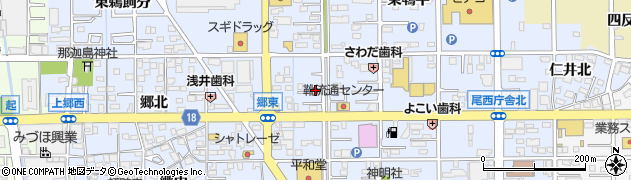 愛知県一宮市小信中島郷東周辺の地図