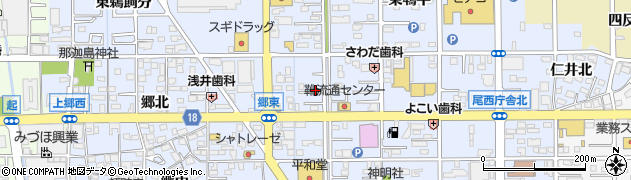 愛知県一宮市小信中島（郷東）周辺の地図