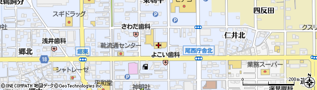 カラオケ本舗まねきねこ 尾西店周辺の地図