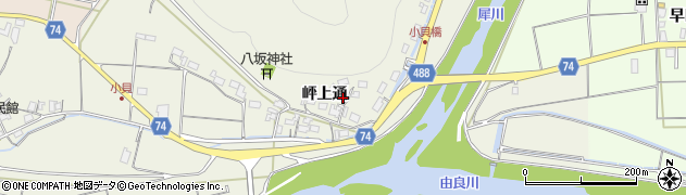 京都府綾部市小貝町（岼上通）周辺の地図