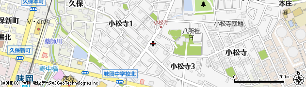 愛知県小牧市小松寺周辺の地図