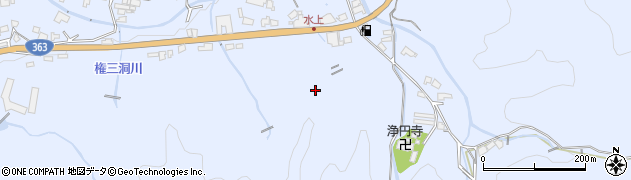 岐阜県瑞浪市陶町（水上）周辺の地図