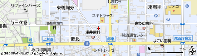 愛知県一宮市小信中島郷東2周辺の地図
