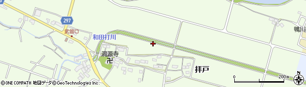 滋賀県高島市拝戸周辺の地図
