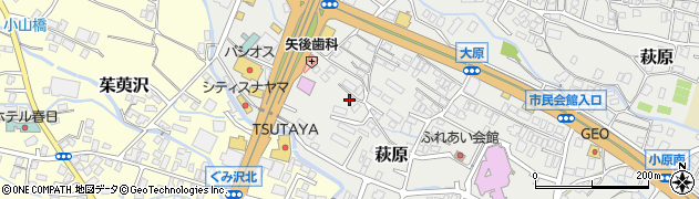 静岡県御殿場市萩原95-1周辺の地図
