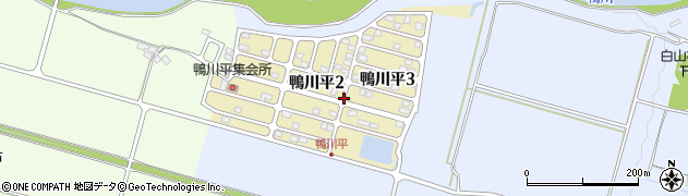 滋賀県高島市鴨川平周辺の地図