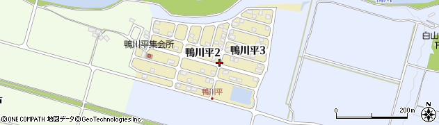 滋賀県高島市鴨川平周辺の地図