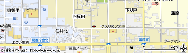 愛知県一宮市三条四反田59周辺の地図