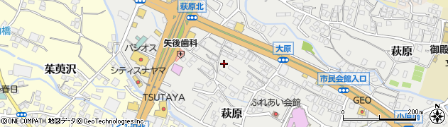 静岡県御殿場市萩原201周辺の地図