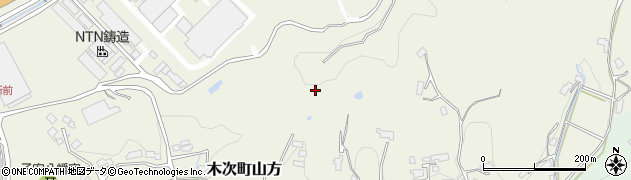 島根県雲南市木次町山方周辺の地図