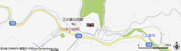 岐阜県多治見市三の倉町猪場周辺の地図