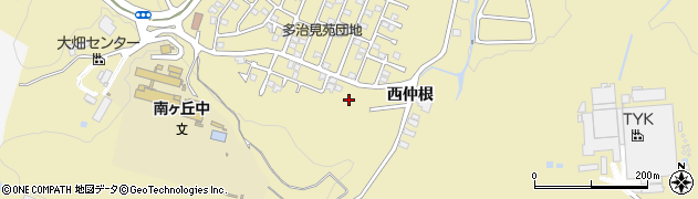 岐阜県多治見市大畑町西仲根周辺の地図