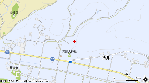 〒299-1103 千葉県君津市大井の地図