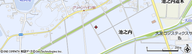 愛知県小牧市池之内周辺の地図