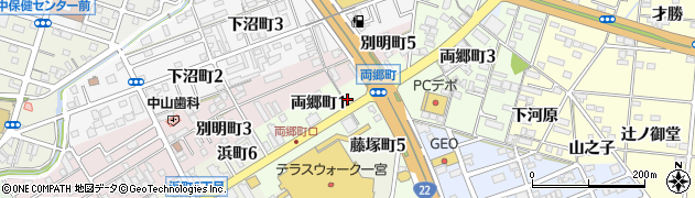 トヨタレンタリース名古屋一宮両郷店周辺の地図