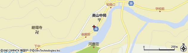 京都府南丹市美山町中上前56周辺の地図