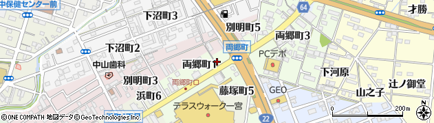 株式会社トヨタレンタリース名古屋　一宮両郷店周辺の地図