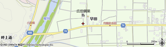 京都府綾部市栗町小崎周辺の地図