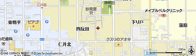 愛知県一宮市三条四反田63周辺の地図
