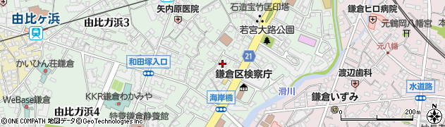 鎌倉整体院周辺の地図