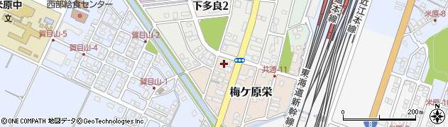 滋賀県米原市梅ケ原栄47周辺の地図