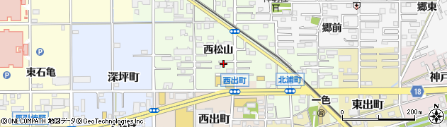 愛知県一宮市今伊勢町宮後西松山36周辺の地図