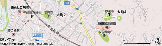 松岡表具店本店周辺の地図