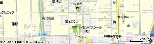 愛知県一宮市開明（愛宕北）周辺の地図