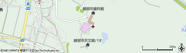 京都府綾部市里町（久田）周辺の地図