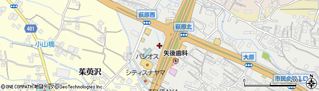 静岡県御殿場市萩原72周辺の地図