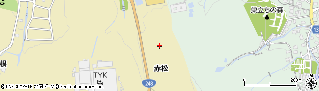 岐阜県多治見市大畑町赤松周辺の地図