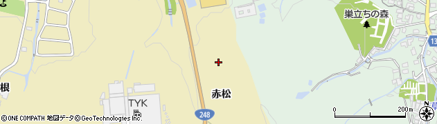 岐阜県多治見市大畑町（赤松）周辺の地図
