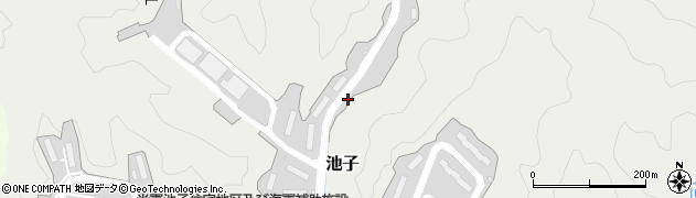 神奈川県逗子市池子周辺の地図
