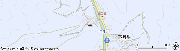 滋賀県米原市下丹生691周辺の地図