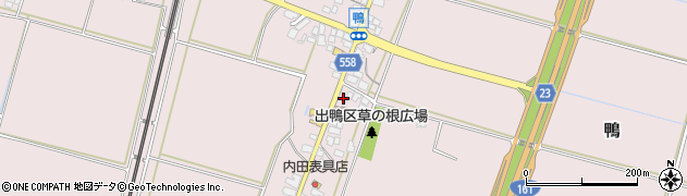 滋賀県高島市鴨853周辺の地図