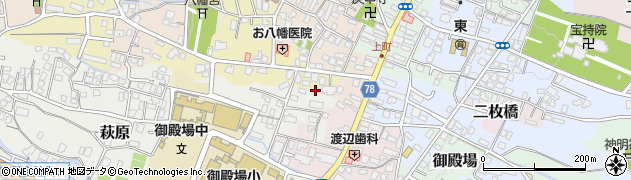 静岡県御殿場市西田中191周辺の地図