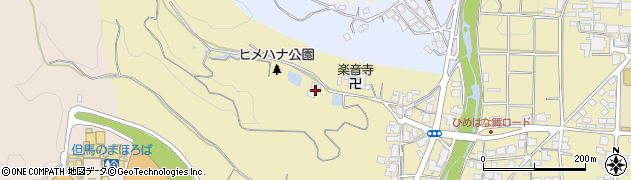朝来市ヒメハナ公園周辺の地図