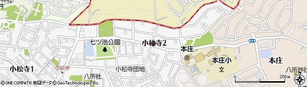 愛知県小牧市小松寺2丁目周辺の地図
