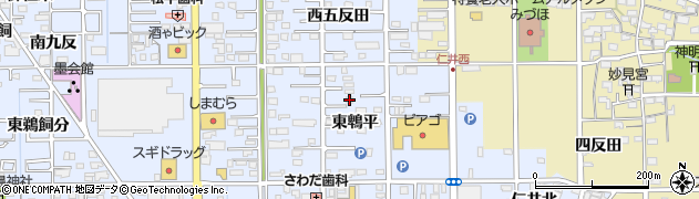 愛知県一宮市小信中島東鵯平41周辺の地図
