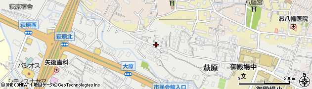 静岡県御殿場市萩原294周辺の地図
