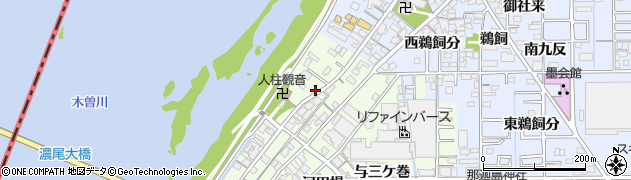 愛知県一宮市起本陣山周辺の地図